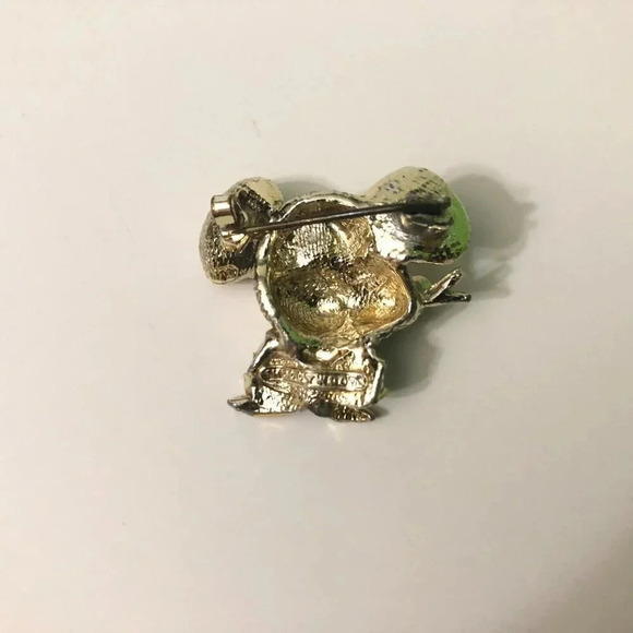 Vintage Hollywood  Mouse Head Pin Brooch - Picture 4 of 11